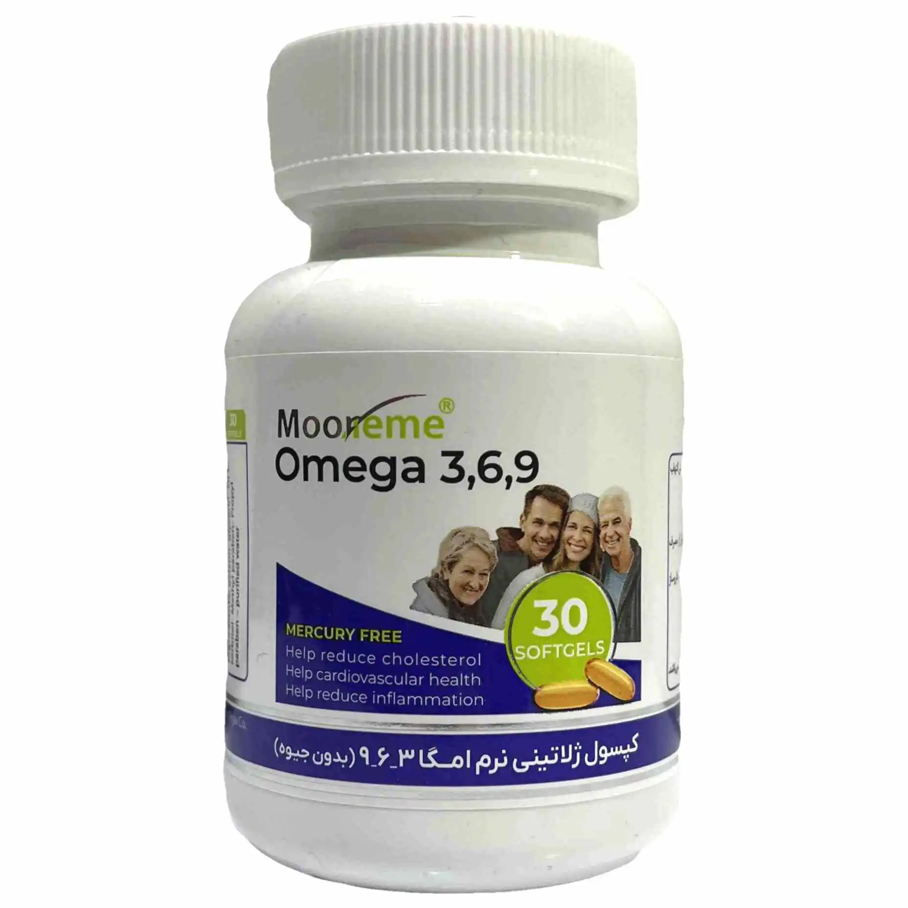  کپسول نرم امگا 3-6-9 بدون جیوه مونم Omega